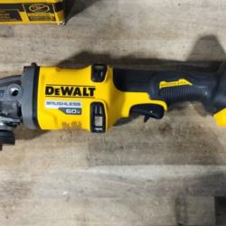 HOUSTON LOCATION - AS-IS DEWALT 60V MAX Cordless Brushless 4.5 in. to 6 in. Small Angle Grinder with Kickback Brake (Tool Only)
