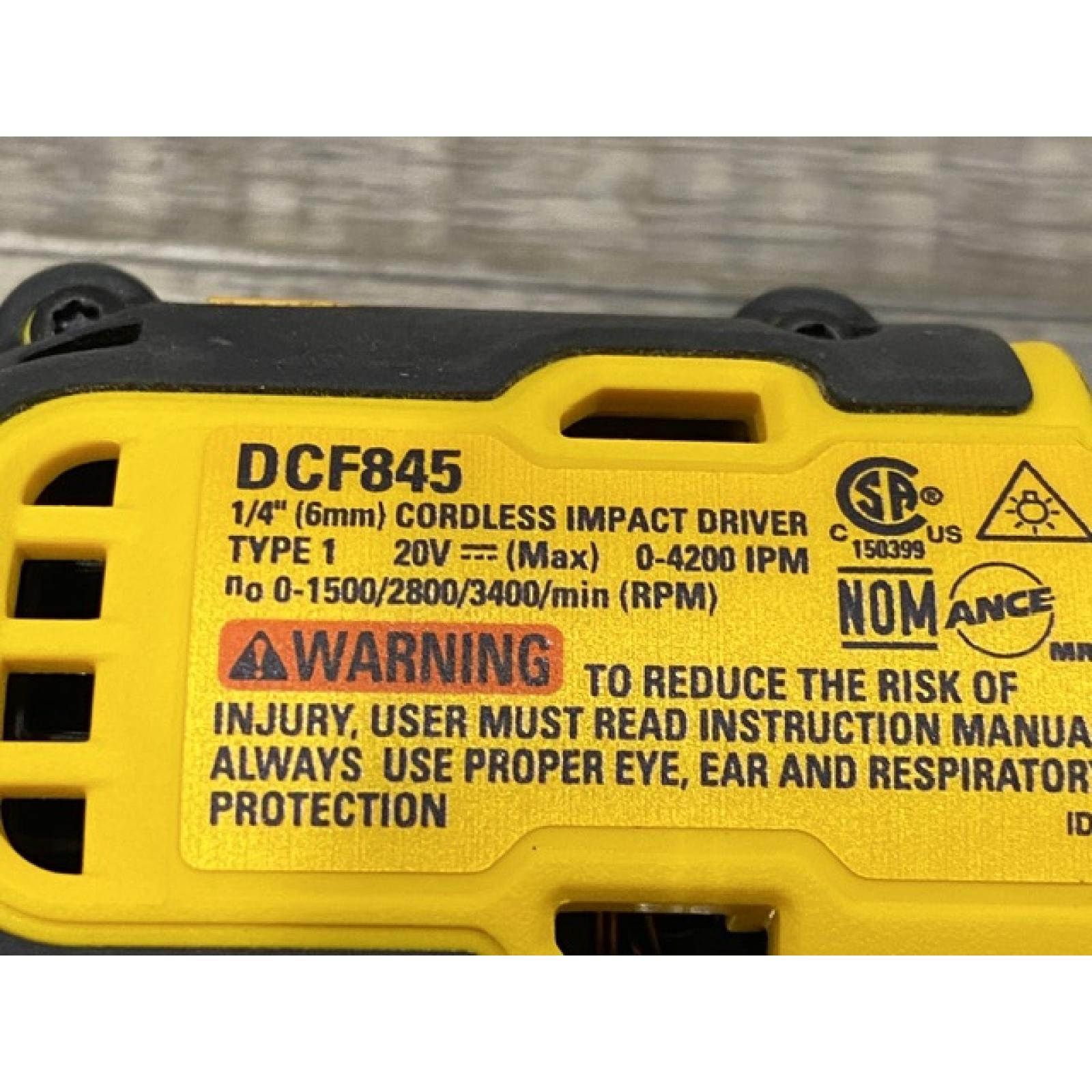 AS-IS DEWALT 20-Volt Maximum XR Lithium-Ion Cordless Brushless 1/4 in. 3-Speed Impact Driver Kit