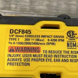 AS-IS DEWALT 20-Volt Maximum XR Lithium-Ion Cordless Brushless 1/4 in. 3-Speed Impact Driver Kit