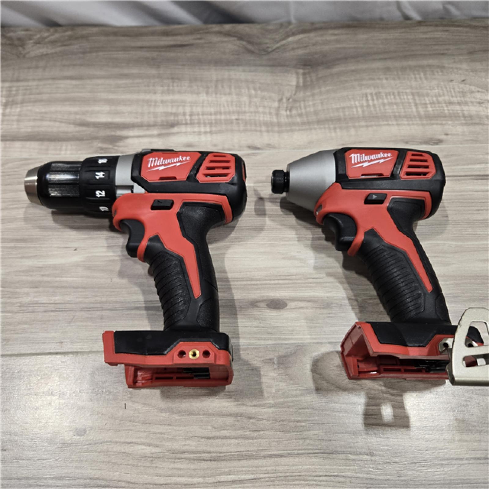 LIKE NEW! - Milwaukee 18V Cordless Brushed 2-Tool Drill/Driver and Impact Driver Kit