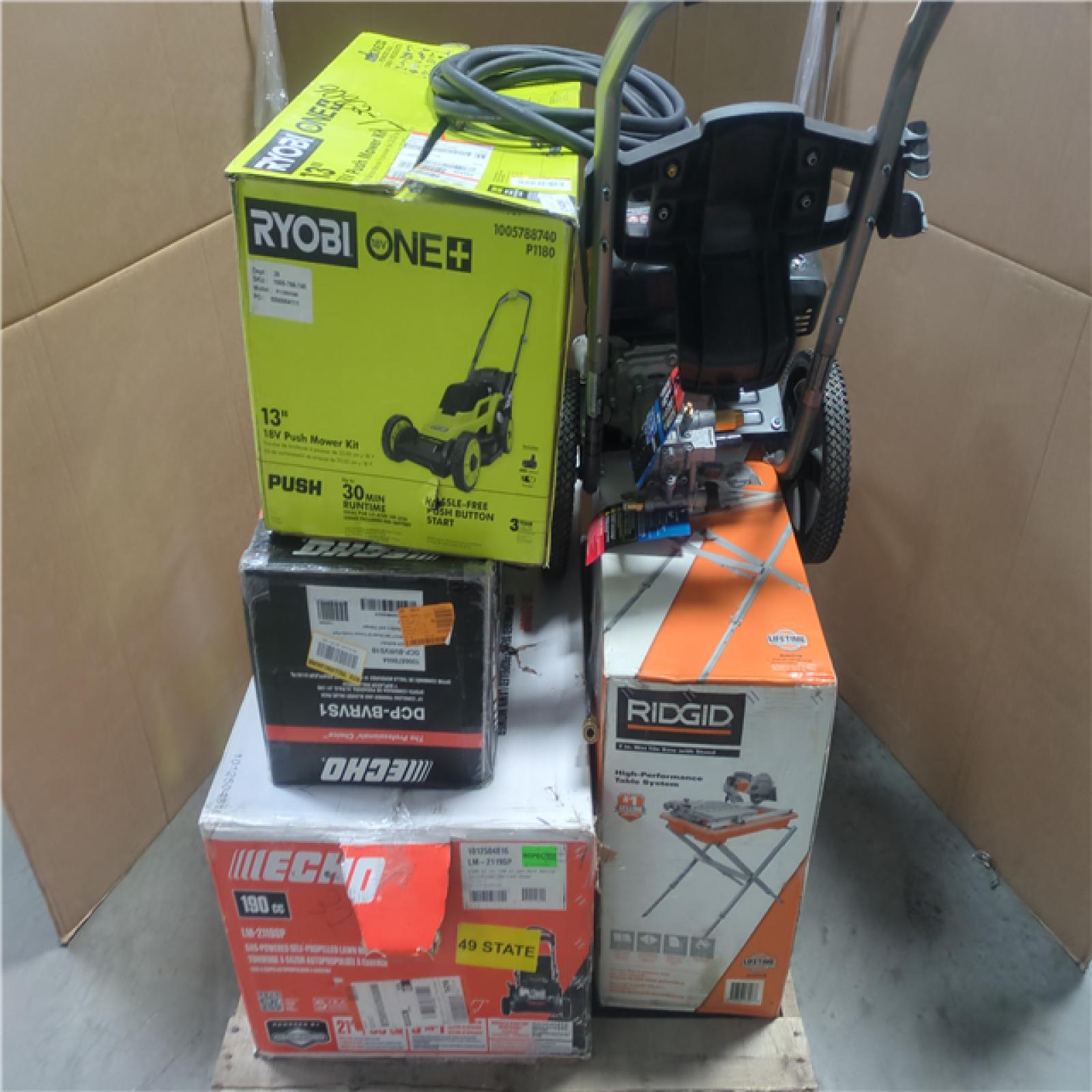 CALIFORNIA AS-IS OUTDOOR POWER EQUIPMENT