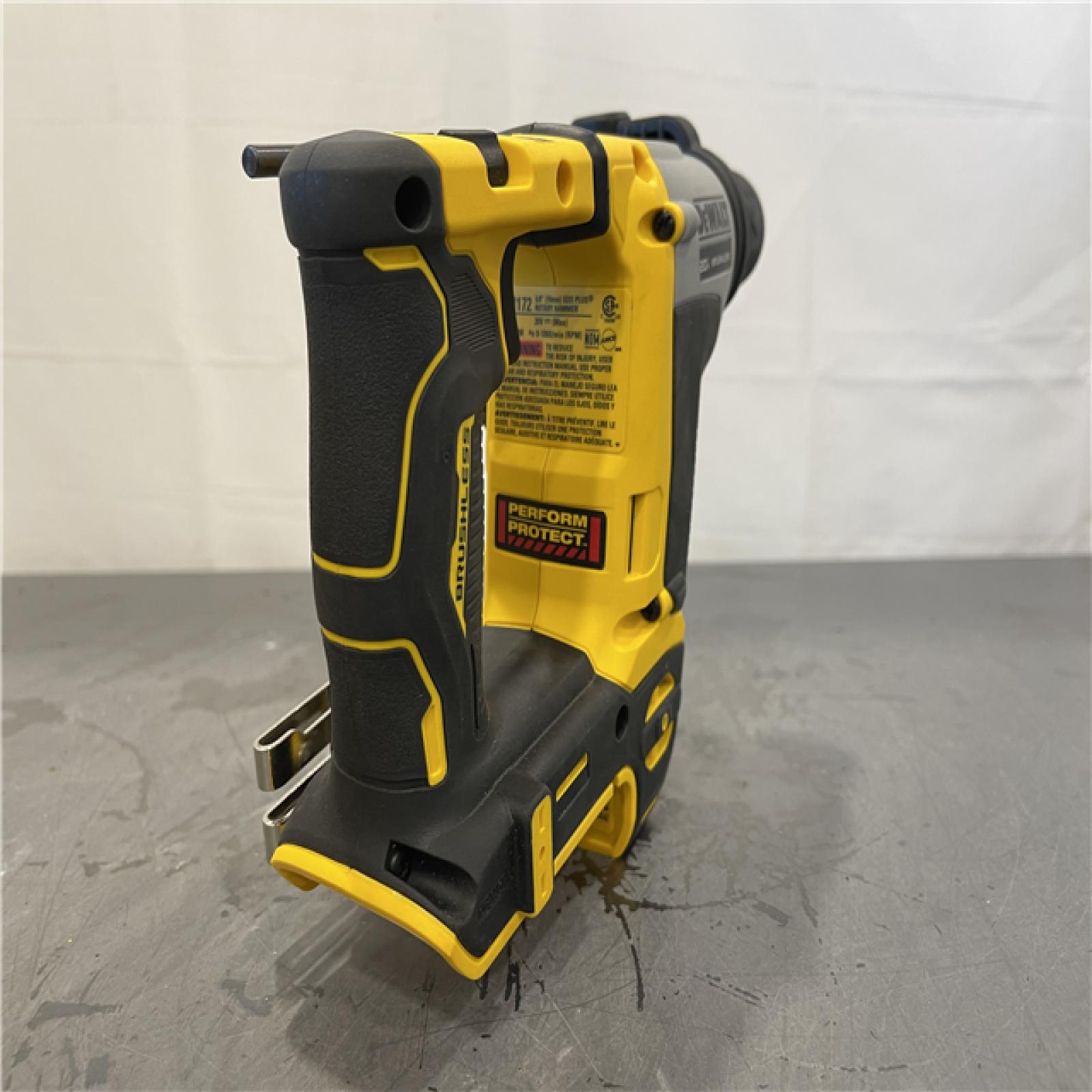 AS-IS - Dewalt ATOMIC 20V MAX Cordless Brushless Ultra-Compact 5/8 in. SDS Plus Hammer Drill