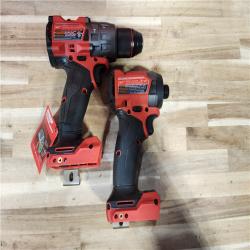 HOUSTON LOCATION - AS-IS Milwaukee FUEL 18V Lithium-Ion Brushless Cordless Hammer Drill and Impact Driver Combo Kit