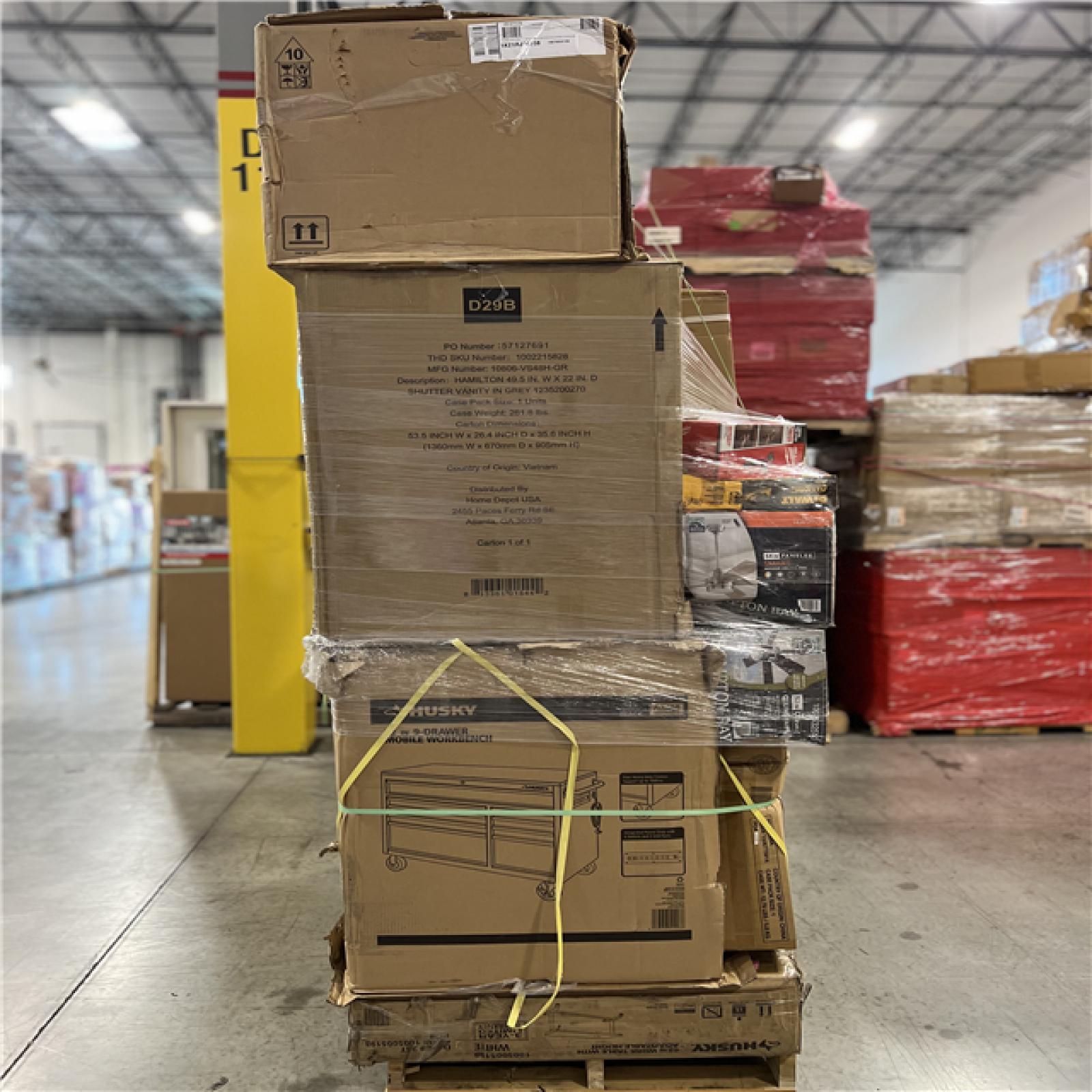 DALLAS LOCATION -AS-IS HOME IMPROVEMENT PALLET