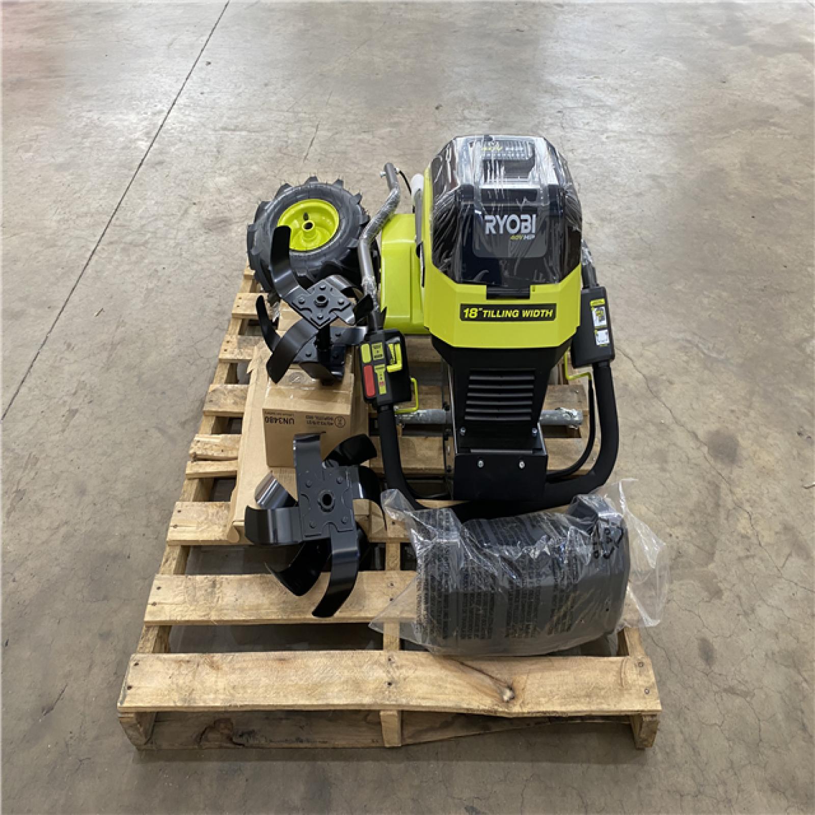 HOUSTON LOCATION - AS-IS Ryobi 18 Tiller