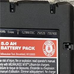 AS-IS Milwaukee M18 FUEL 120 MPH 500 CFM 18V Brushless Cordless Battery Powered Leaf Blower Kit