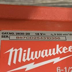 AS-IS Milwaukee 18V Lithium-Ion Cordless 6-1/2 in. Circular Saw (Tool-Only)