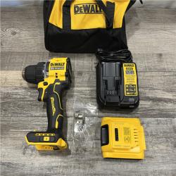 AS-IS DEWALT Atomic 20V Lithium-Ion Cordless Compact 1/2 in. Drill/Driver Kit