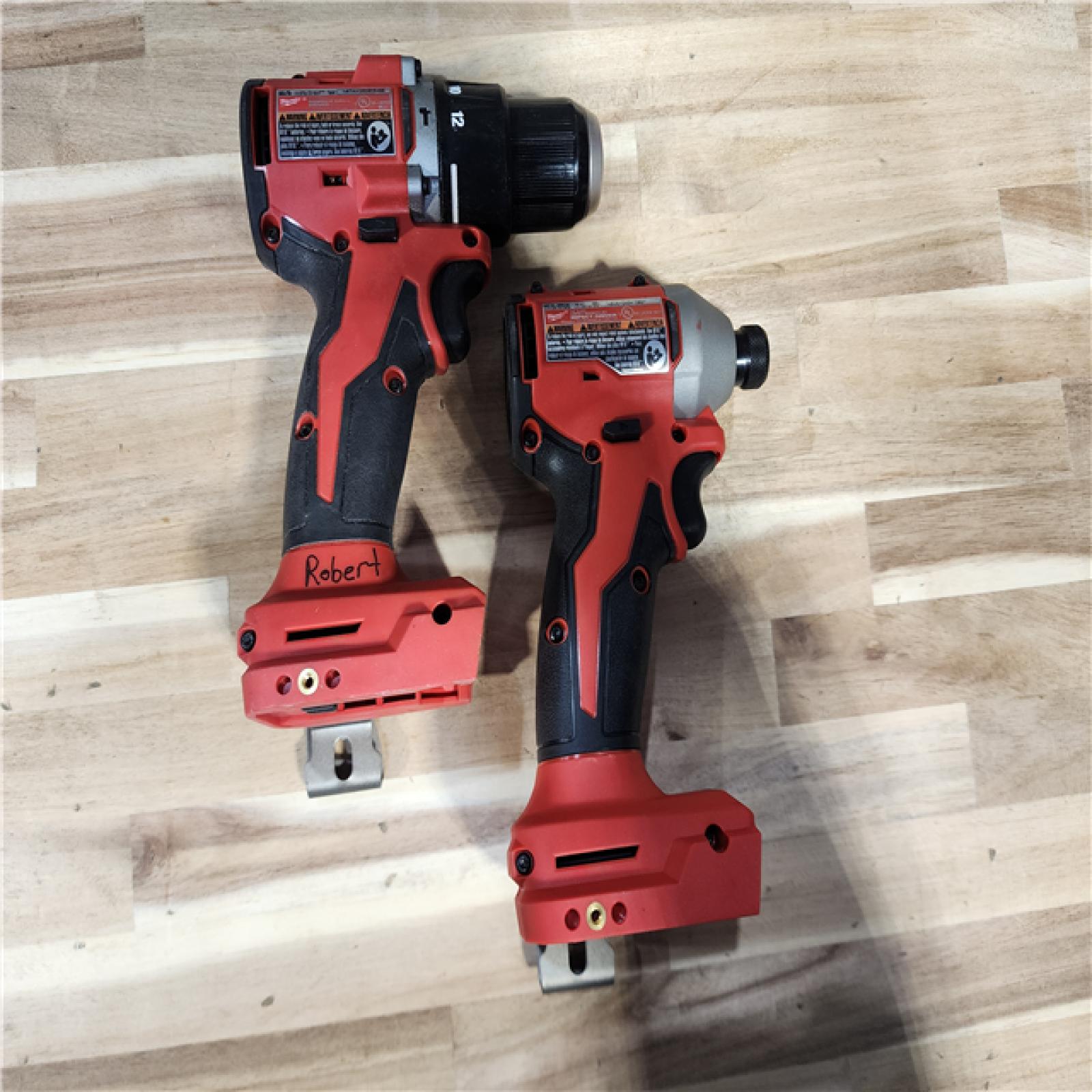 HOUSTON LOCATION - AS-IS Milwaukee 18V Lithium-Ion Brushless Cordless Compact Drill/Impact Combo Kit