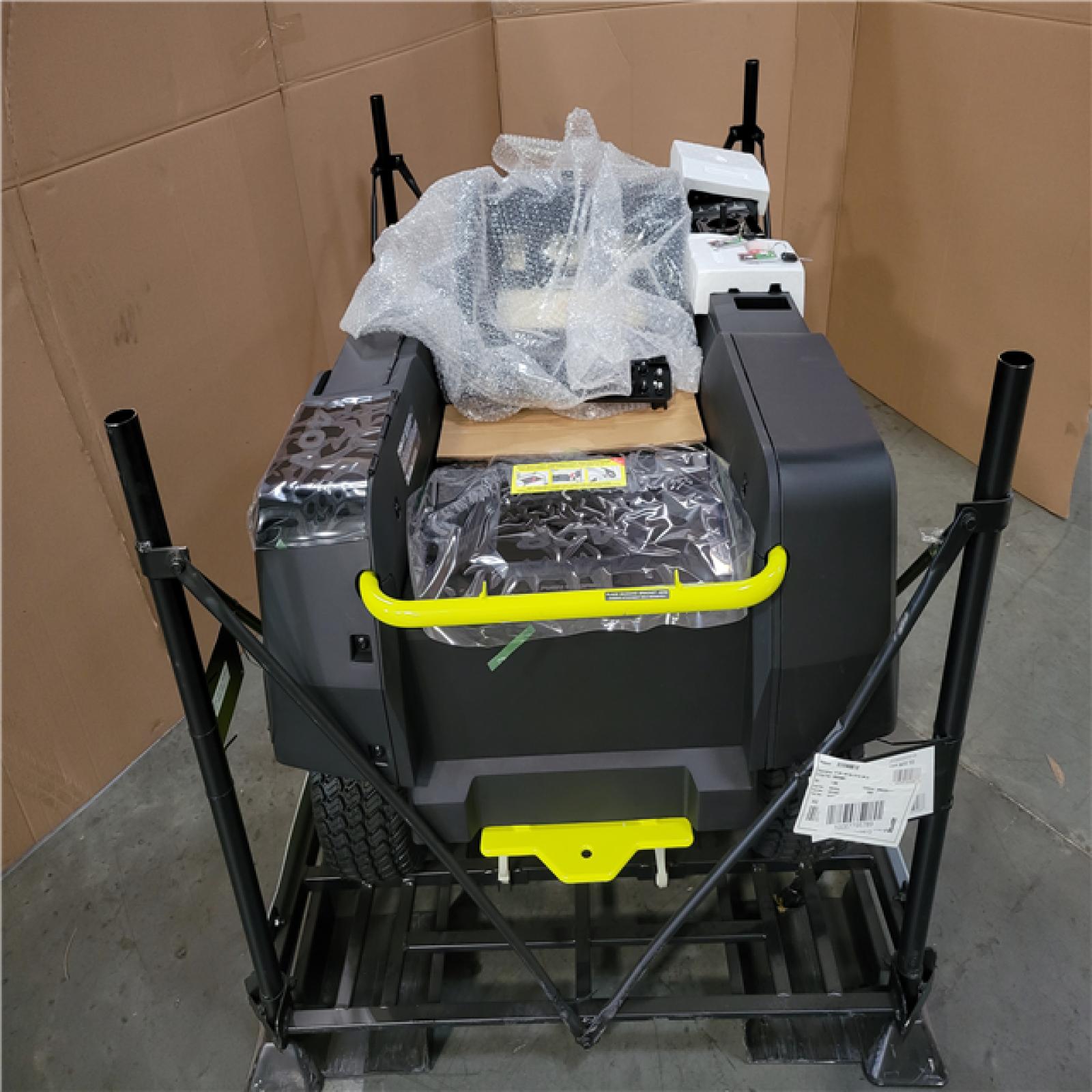 CALIFORNIA NEW RYOBI RIDING MOWER