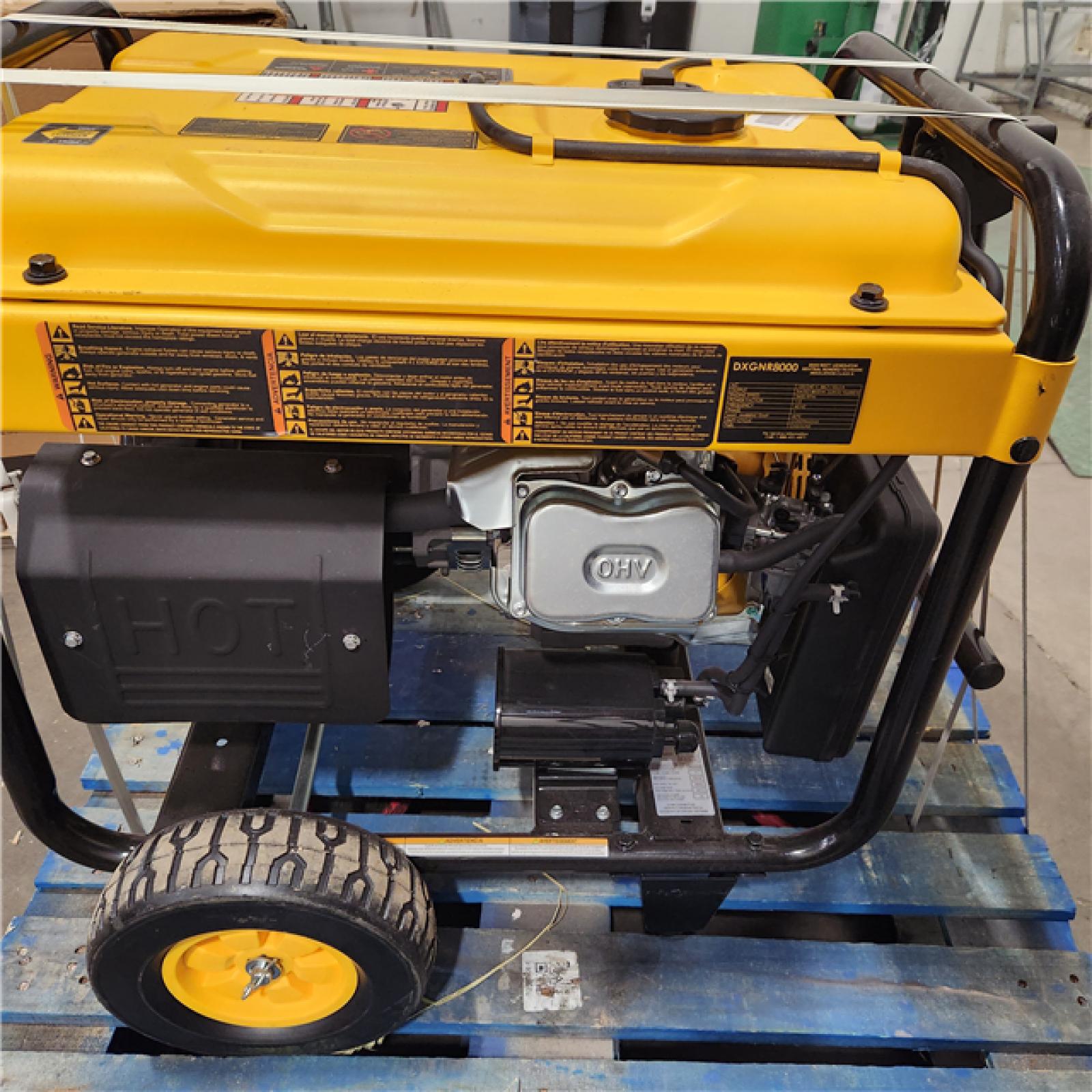 Dallas Location - As-Is DEWALT 10000 / 8000-Watt  Gas Portable Generator