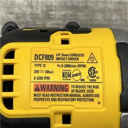 AS-IS DEWALT Atomic 20V Max Lithium-Ion Brushless Cordless Compact 1/4 in. Impact Driver Kit