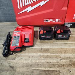 HOUSTON LOCATION - AS-IS (APPEARS LIKE NEW) Milwaukee FUEL 18V Lithium-Ion Brushless Cordless Hammer Drill and Impact Driver Combo Kit