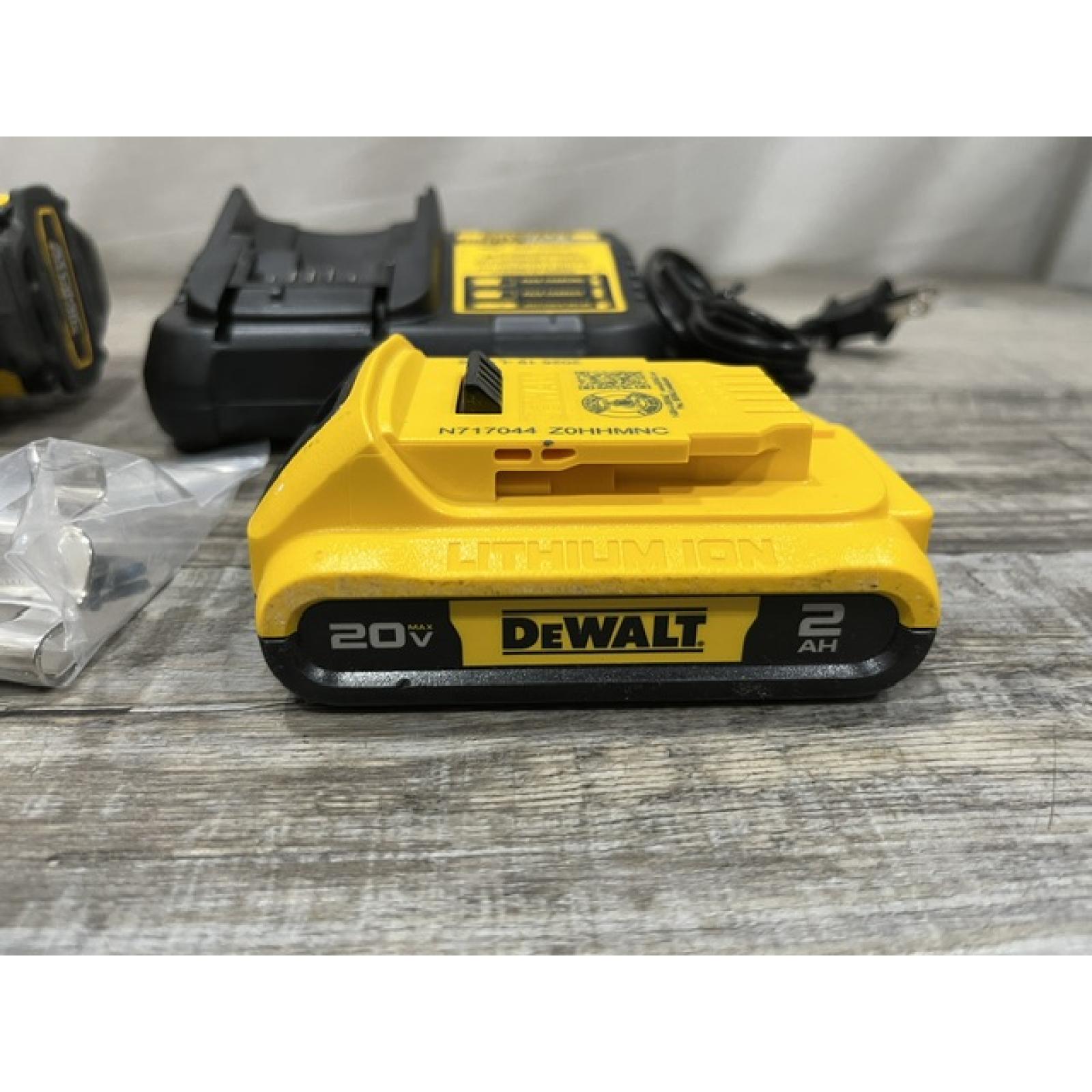 AS-IS DEWALT Atomic 20V Lithium-Ion Cordless Compact 1/2 in. Drill/Driver Kit