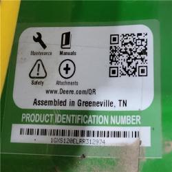 CALIFORNIA AS-IS JOHN DEERE S120 RIDING LAWN MOWER