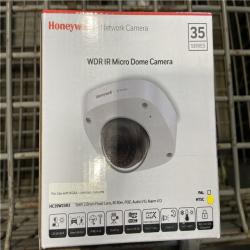 NEW! - Honeywell HC35W25R3 35 Series 5MP IR Fixed Micro WDR IP Dome Camera, 2.8mm Lens, White