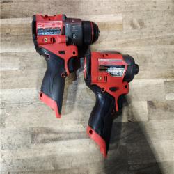 HOUSTON LOCATION - AS-IS (APPEARS LIKE NEW) Milwaukee FUEL 12-Volt Lithium-Ion Brushless Cordless Hammer Drill and Impact Driver Combo Kit