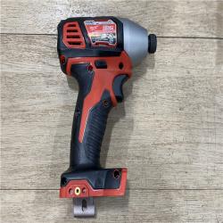 AS-IS Milwaukee 18V Lithium-Ion Cordless 1/4 in. Hex Impact Driver (Tool-Only)