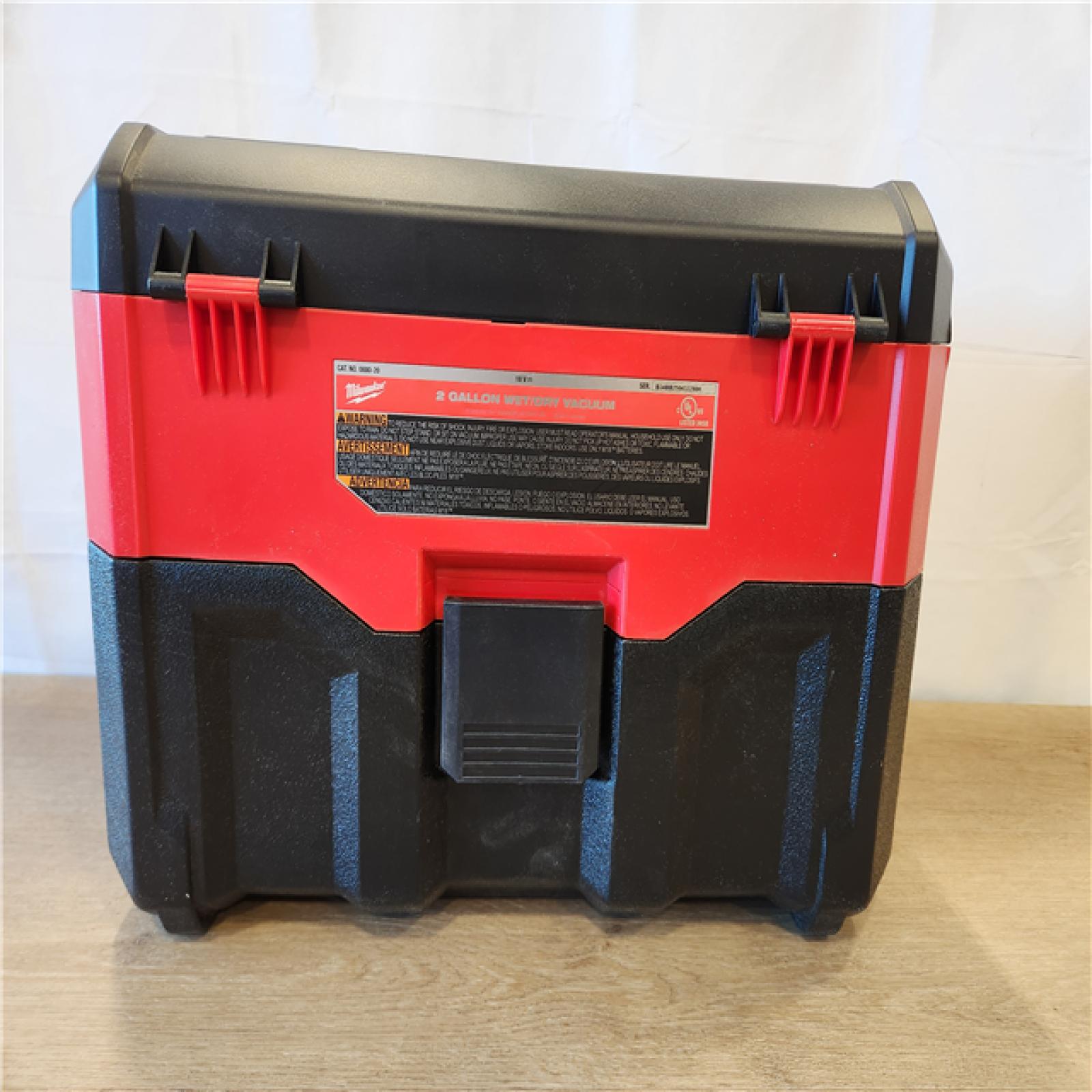 AS-IS- Milwaukee 18-Volt 2 Gal. Lithium-Ion Cordless Wet/Dry Vacuum (Vacuum-Only)