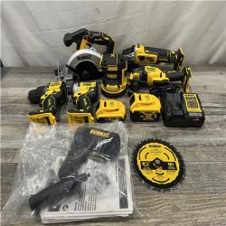 AS-IS DEWALT 20-Volt MAX ToughSystem Lithium-Ion 6-Tool Cordless Combo Kit