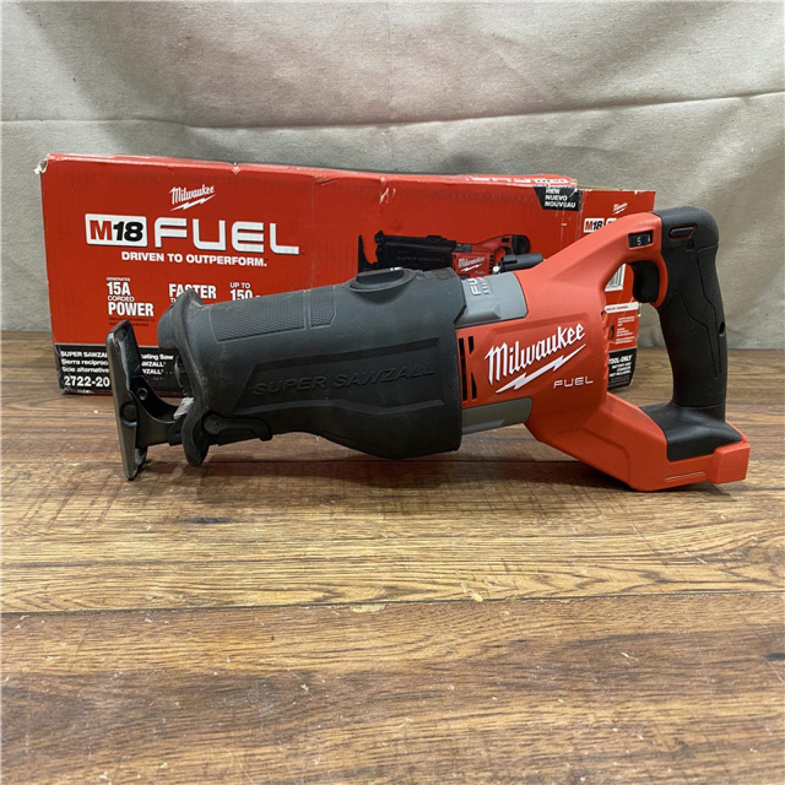 AS-IS Milwaukee M18 Fuel 18V Brushless Super Sawzall Reciprocating Saw 2722-20 (Bare Tool)