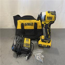 AS-IS - DeWALT ATOMIC 20V Max Lithium-Ion Brushless Cordless Compact 1/4 in. Impact Driver Kit
