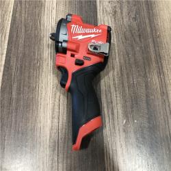 AS-IS Milwaukee FUEL 12V Lithium-Ion Brushless Cordless Stubby 3/8 in. Impact Wrench (Tool-Only)