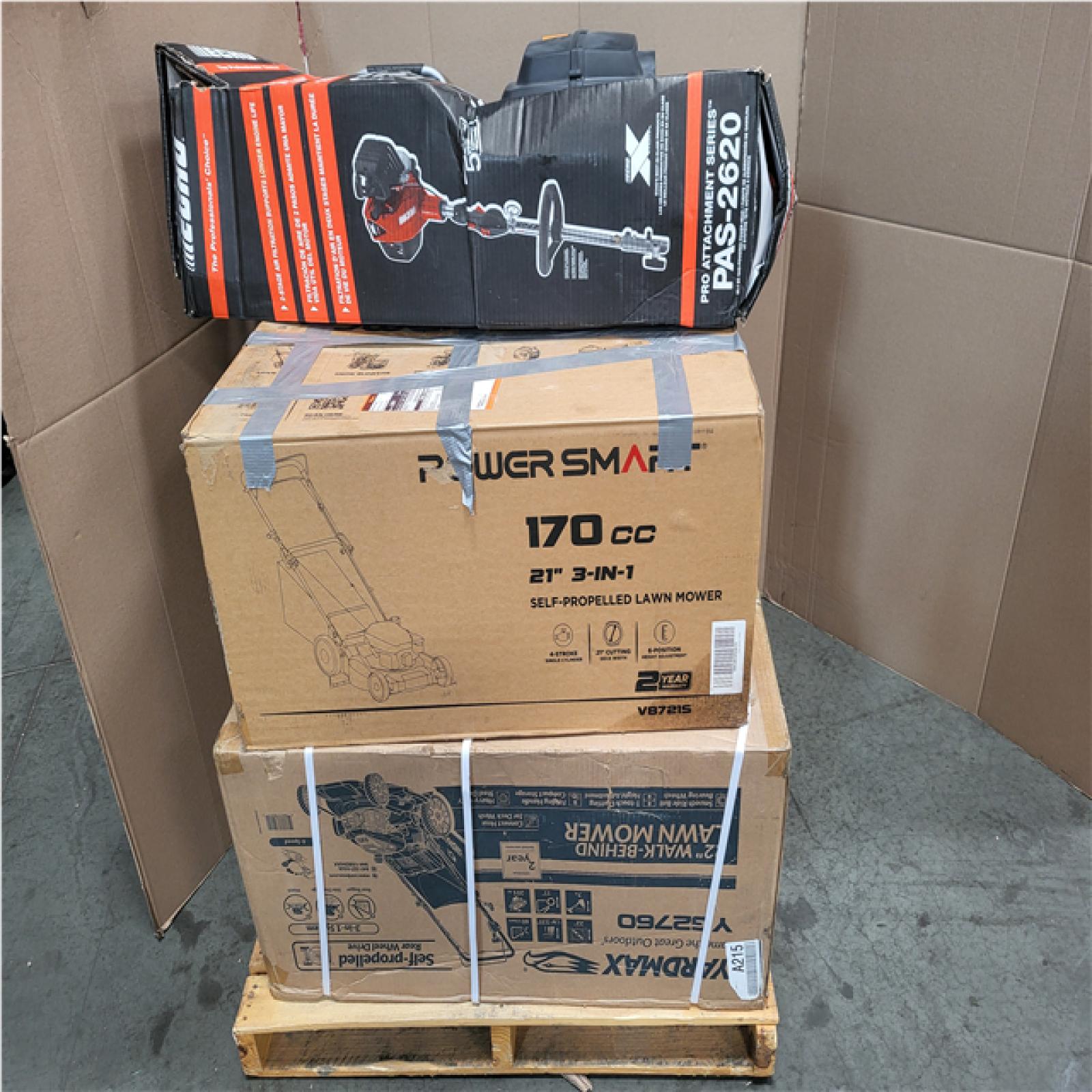 CALIFORNIA AS-IS OUTDOOR POWER EQUIPMENT