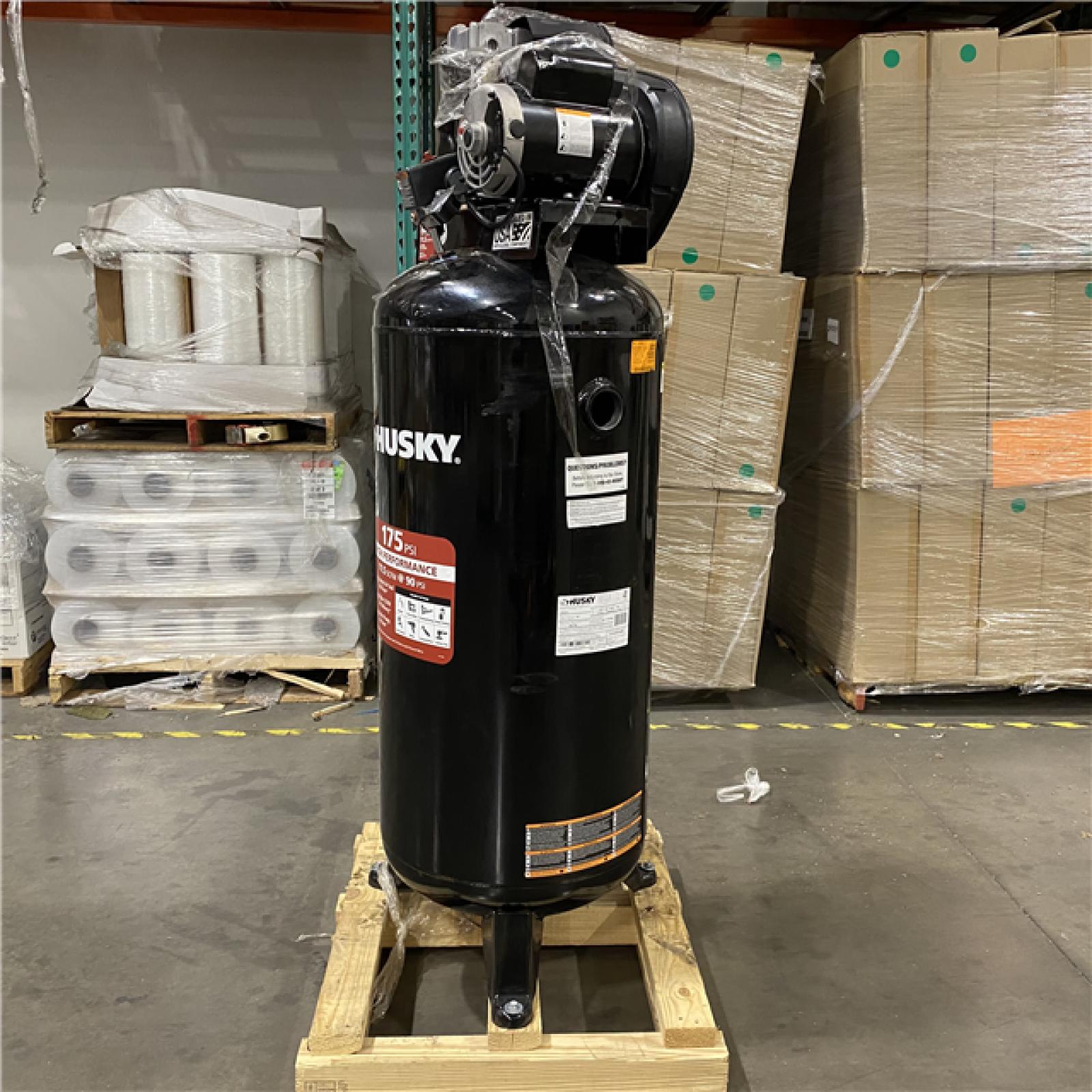 Dallas Location - As-Is Husky C603H Stationary Electric Air Compressor