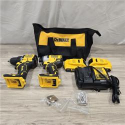 AS-IS Dewalt DCK225D2 20V MAX ATOMIC Compact Cordless Drill Driver and Impact Driver Combo Kit