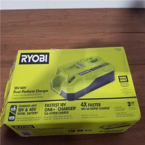 California NEW Ryobi 18V/40V Dual Platform Charger (Tool Only)