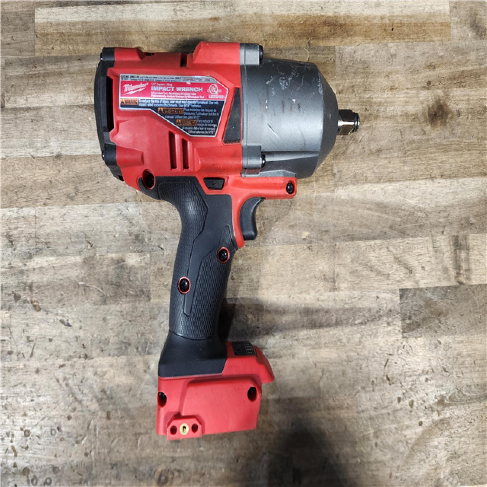 HOUSTON LOCATION - AS-IS Milwaukee M18 FUEL ONE-KEY 18V Lithium-Ion Brushless Cordless 1/2 in. Impact Wrench with Friction Ring (Tool-Only)