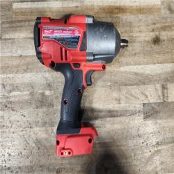 HOUSTON LOCATION - AS-IS Milwaukee M18 FUEL ONE-KEY 18V Lithium-Ion Brushless Cordless 1/2 in. Impact Wrench with Friction Ring (Tool-Only)