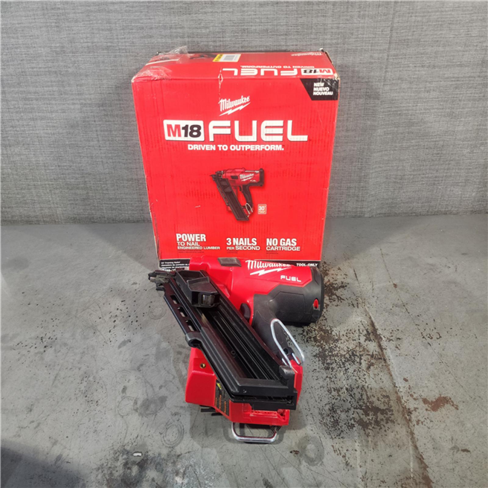 HOUSTON LOCATION - AS-IS M18 FUEL 3-1/2 in. 18-Volt 30-Degree Lithium-Ion Brushless Cordless Framing Nailer (Tool-Only)