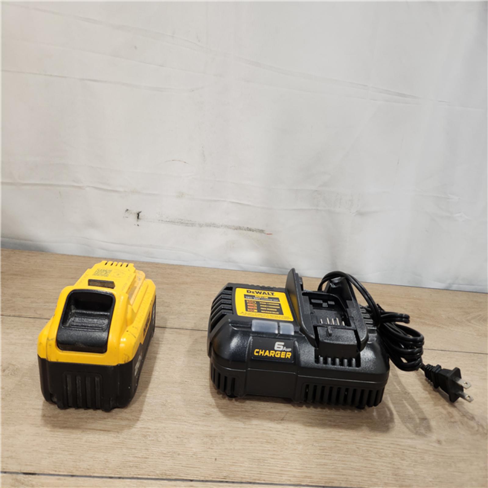 AS-IS- DEWALT 20V MAX Lithium-Ion 6.0 Ah Battery and Charger