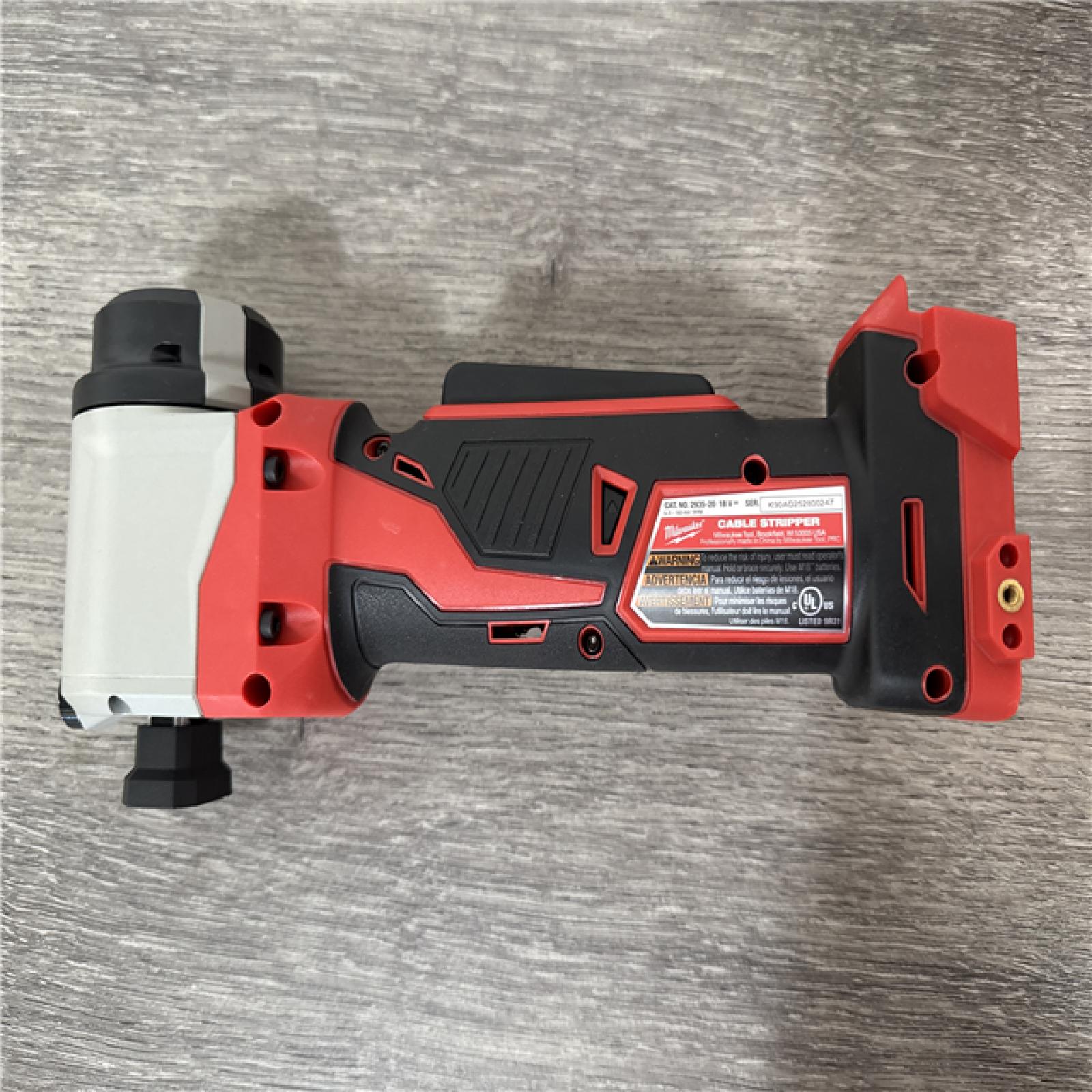 California AS-IS Milwaukee M18 Cable Stripper Kit, Includes (1) Battery, Charger & Hard Case