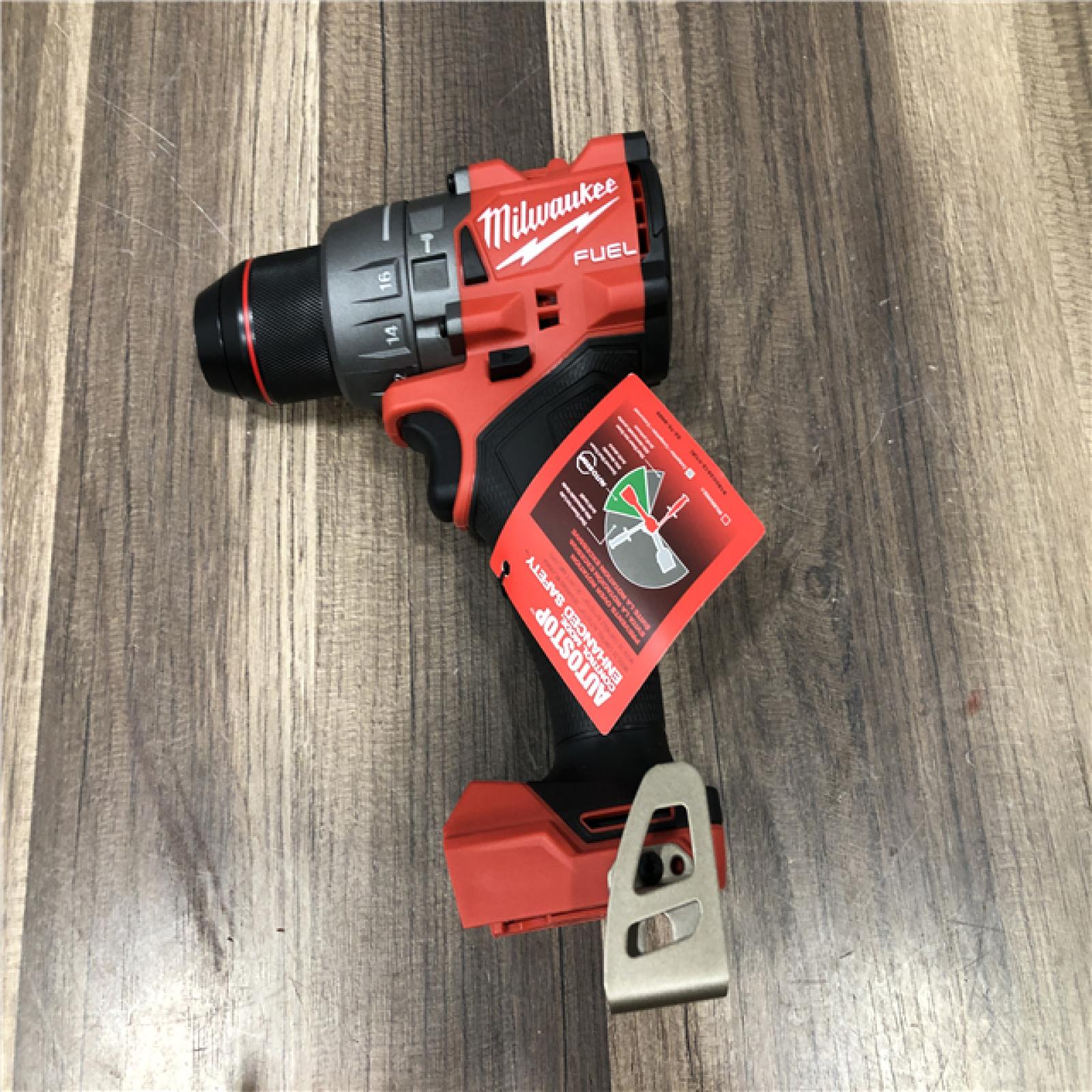 AS-IS Milwaukee FUEL 18V Lithium-Ion Brushless Cordless 1/2 in. Hammer Drill/Driver (Tool-Only)