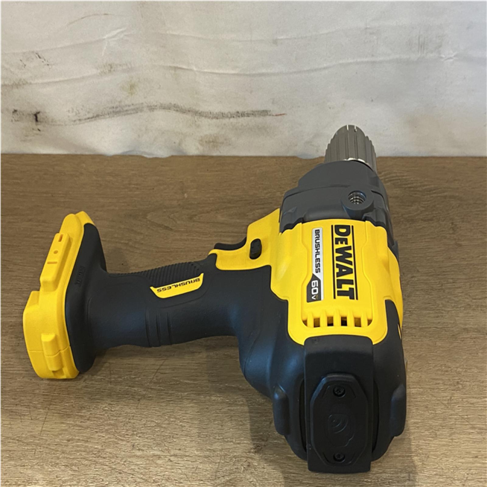 AS-IS DEWALT FLEXVOLT 60-Volt MAX Cordless Brushless 1/2 in. Mixer/Drill with E-Clutch (Tool-Only)