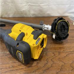 AS-IS DEWALT FLEXVOLT 60V MAX 17 in. Cordless Battery Powered Attachment Capable Trimmer Kit with (1) FLEXVOLT 3 Ah Battery & Charger