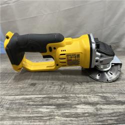 AS-IS DEWALT 20V MAX Cordless 4.5 in. - 5 in. Angle Grinder (Tool Only)