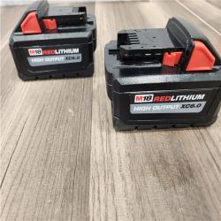 AS-IS  Milwaukee M18 Red Lithium High Output XC6.0 System Starter Kit