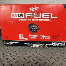 Houston Location - AS-IS Milwaukee 2732-20 18V M18  FUEL Lithium-Ion 7-1/4 Brushless Cordless Circular Saw (Tool Only) - Appears IN Like NEW Condition