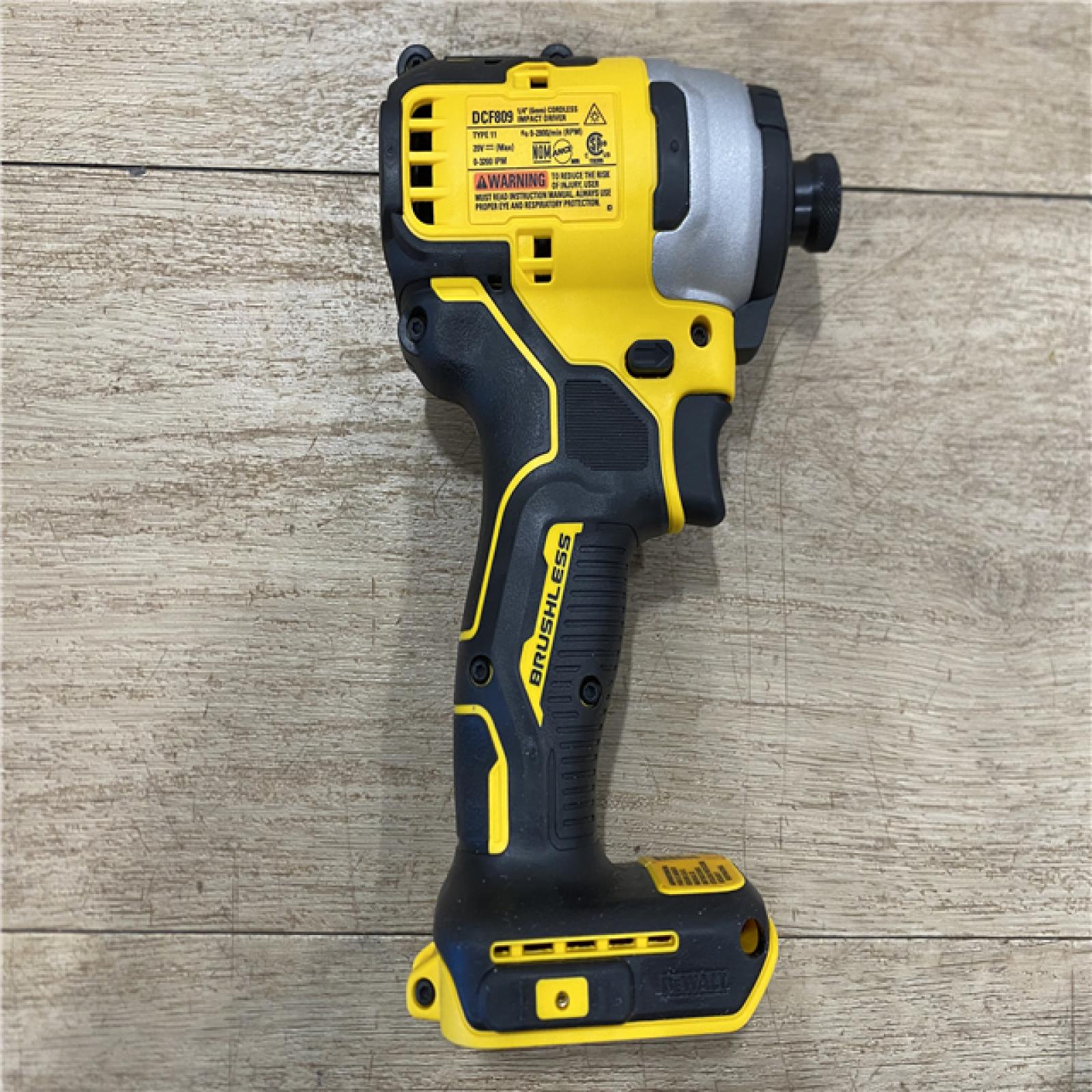 AS-IS Dewalt DCF809 20V MAX Brushless Impact Driver – Tool Only