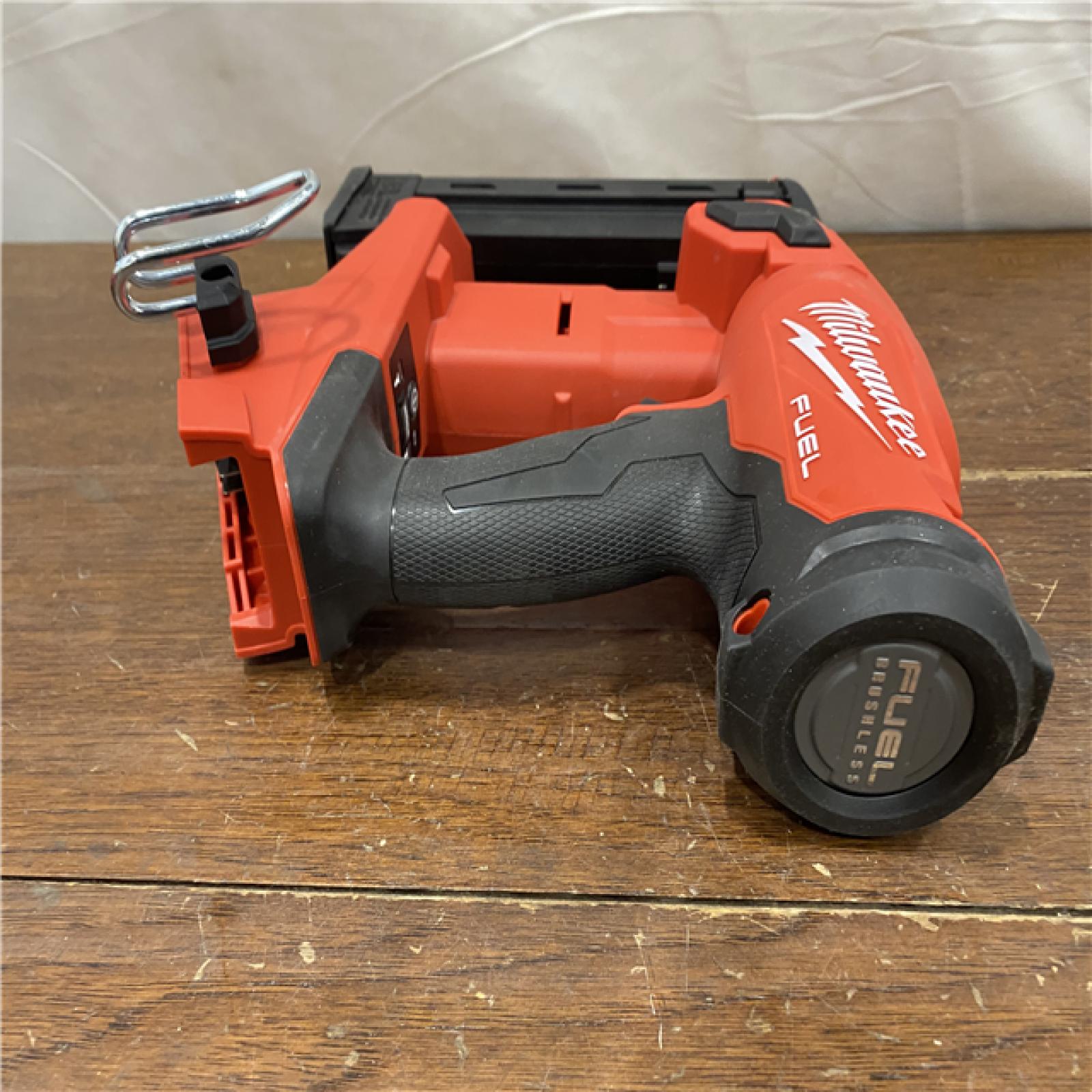 AS-IS M18 FUEL 18-Volt Lithium-Ion Brushless Cordless 18-Gauge 1/4 in. Narrow Crown Stapler (Tool-Only)