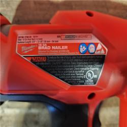 HOUSTON LOCATION - AS-IS Milwaukee FUEL 18-Volt Lithium-Ion Brushless Cordless Gen II 18-Gauge Brad Nailer (Tool-Only)