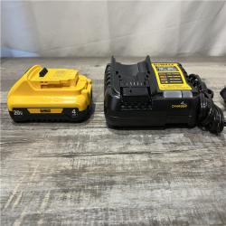 AS-IS DEWALT 20V MAX Compact Lithium-Ion 4.0Ah Battery Pack with 12V to 20V MAX Charger