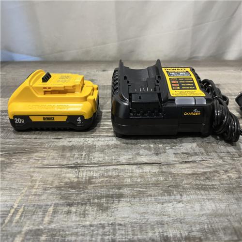 AS-IS DEWALT 20V MAX Compact Lithium-Ion 4.0Ah Battery Pack with 12V to 20V MAX Charger