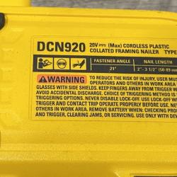 AS-IS DEWALT 20-Volt 21° Cordless Framing Nailer (Tool-Only)