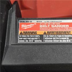 AS-IS Milwaukee M18 FUEL 18V Cordless Belt Sander (Tool-Only)
