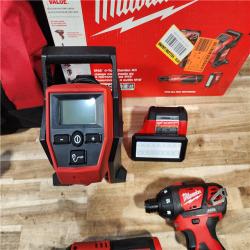HOUSTON LOCATION - AS-IS Milwaukee M12 12V 4 TOOL Combo Kit
